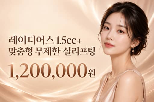레디어스 1.5cc + 맞춤형 실리프팅