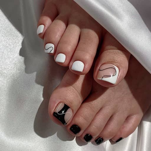 Gel Pedicure - Gel One Color