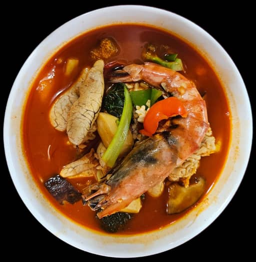 Al. Gon. I. Black Tiger King Shrimp Jjamppong