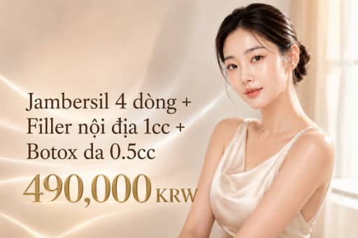 Jambersil 4 dòng + Filler nội địa 1cc + Botox da 0.5cc