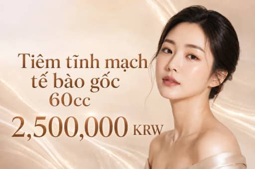 Tiêm tĩnh mạch tế bào gốc 60cc
