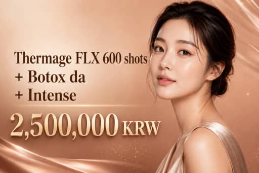 Thermage FLX 600 shots + Botox da + Intense