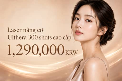 Laser nâng cơ Ulthera 300 shots cao cấp