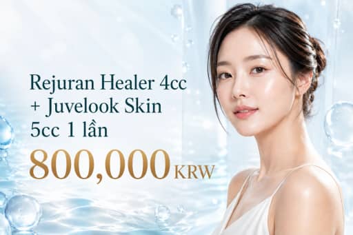 Rejuran Healer 4cc + Juvelook Skin 5cc 1 lần