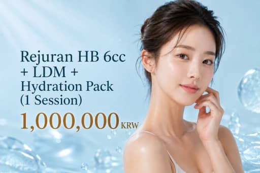 Rejuran HB 6cc + LDM + Hydration Pack (1 Session)