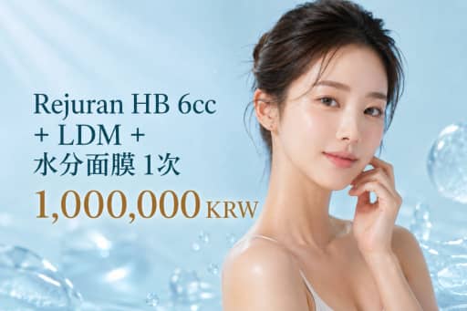 丽珠兰 HB 6cc + LDM + 补水面膜 1次