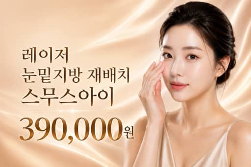 레이저 눈밑지방 재배치 스무스아이