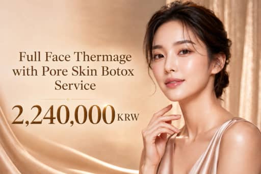 Full Face Thermage with Pore Skin Treatment Service