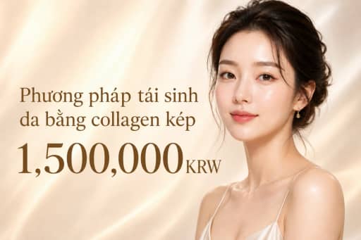 Phương pháp tái sinh da bằng collagen kép