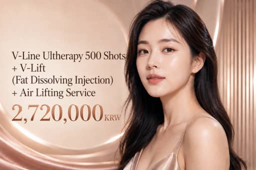 V-Line Ultherapy 500 Shots + V-Lift (Fat Dissolving Injection) + Air Lifting Service